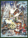 Medium Traditional German Advent Calendars - Old World Villages & Nature