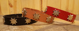 SALE! 1 1/4" Medium Edelweiss Swiss Dog Collar