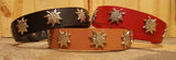 SALE! 1 1/4" Medium Edelweiss Swiss Dog Collar
