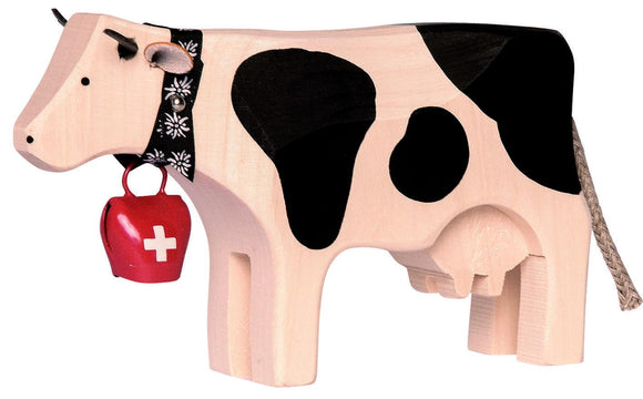 Marc Trauffer: Large Cow w Red Swiss Bell