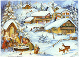 Medium Traditional German Advent Calendars - Old World Villages & Nature